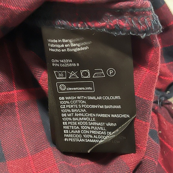H&M Cotton Plaid Shirt - Picture 8 of 8